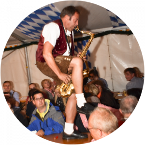 Yakety Sax auf dem Biertisch