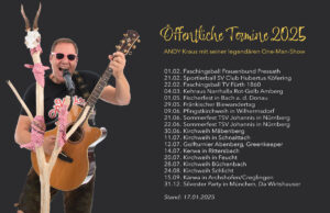 Aktuelle Musiktermine 2025