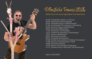Andy Kraus aktuelle Termine 2025