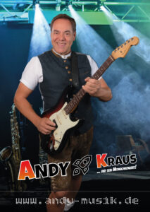 Autogrammkarte Andy Kraus Entertainment